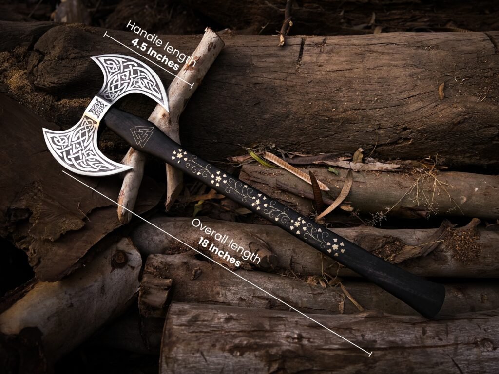 Handcrafted Battle Axe — Tactical & Collectible