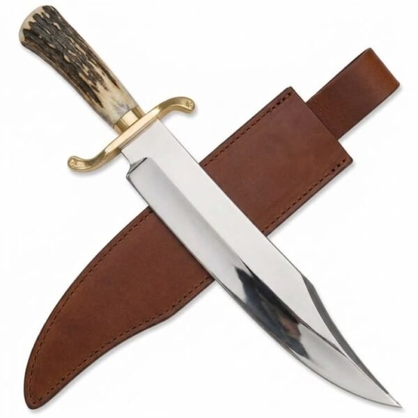 Deer antler bowie