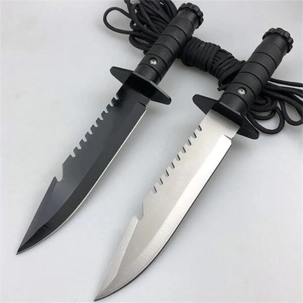 Black bowie knife