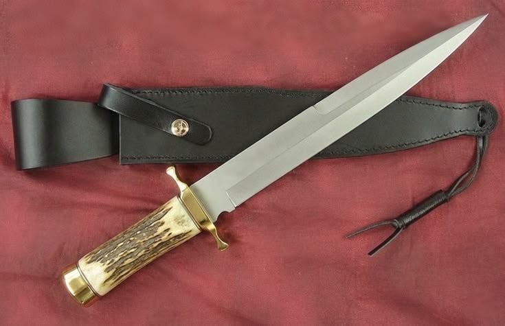 Deer antler dagger